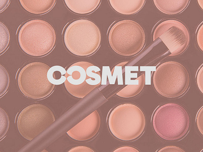 COSMET cosmetics lettering logo negativespace star typography