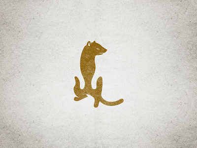 Mongoose animal logo mongoose negative space