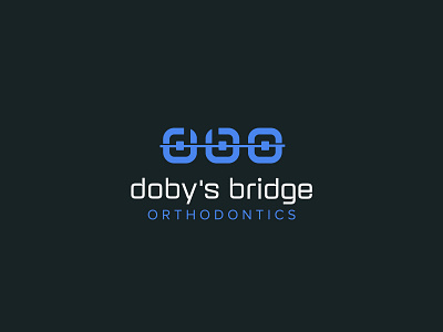 Dobis Bridge Orthodontics logo logodesign monogram orthodontics