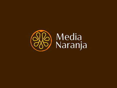 Media Naranja agency hr logo media media logo monogram naranja orange spain