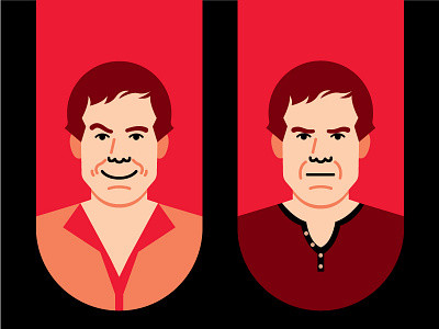 Dexter Morgan debra morgan dexter dexter morgan face illustration television tv