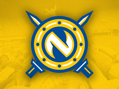 Omaha North Vikings high school logo n north omaha shield sword vikings