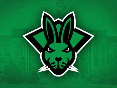 Omaha Benson Mighty Bunnies benson bunnies bunny high school logo omaha rabbit