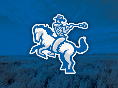 Cowboys Lacrosse cowboys horse lacrosse logo sports