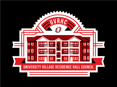 Residence Hall Council T-Shirt building college design dorm illustration logo shirt tshirt university