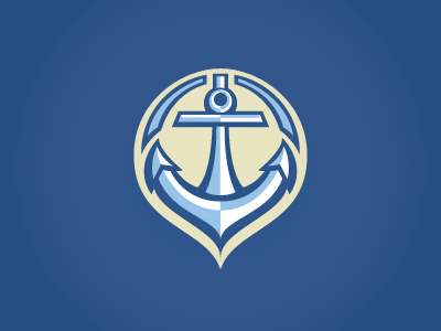 Mariners anchor blue logo mariners