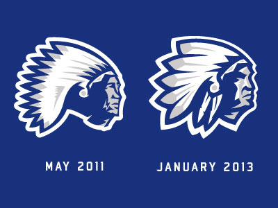 Then & Now Ponca Indians before and after high school indians logo ponca