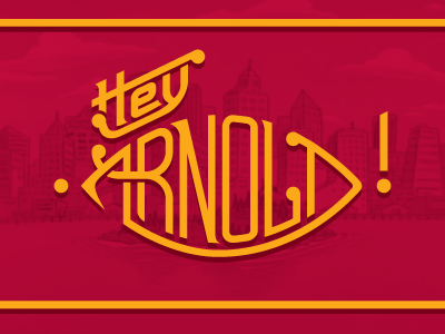 Hey Arnold! cartoon hey arnold nickelodeon show tv typography