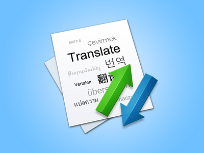 Tranlator 2x dock icon ios paper translate translator