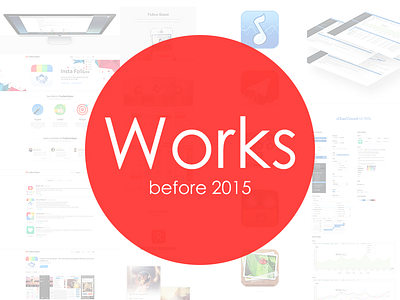Works Before 2015 2x 2014 2015 app console icon interface site ui web website works