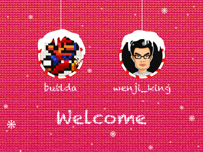 Welcome animations dribbble gif guys merry christmas snow welcome，invatation，invite