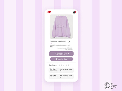 E-Commerce App Page