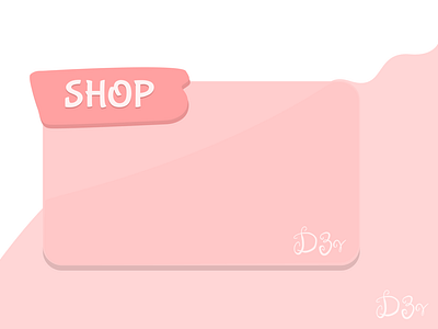 Cartoony Shop Game UI