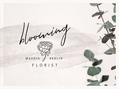 So Female Branding Kit + Icons & Watercolours brand branding clean elegant female feminine floral flowers logo logos modern premade