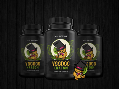 product label supplement black dark theme design digital illustration graphic design illustration label label design product label design supplement label supplement label design voodoo doll