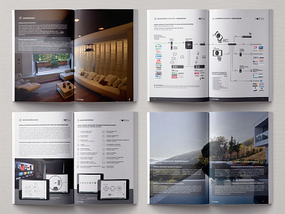 Domotech branding brochure catalog graphic design