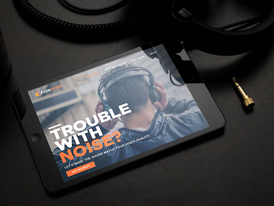 Ablenoise design interface ui ux visual webdesign website