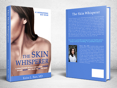 The Skin Whisperer book cover design graphic design photo manipulation