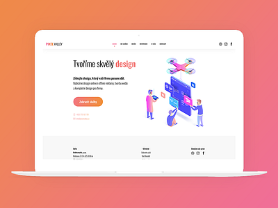 Pixel Valley – homepage agency design design services homepage pixel pixel valley pixelvalley site ui ui design uidesign ux valley web web design webdesign webkomplet website