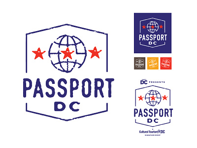 PassportDC branding dc design lettering logo shirt type