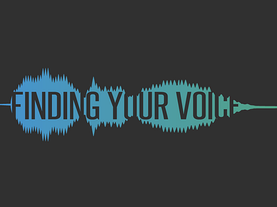 Final Identity: Finding Your Voice identity logo sound waves