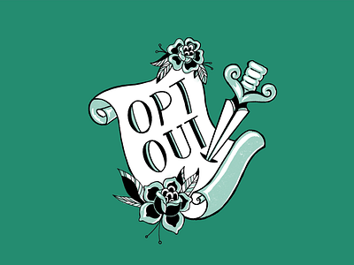 Opt Out email marketing emailgeeks illustration opt out stickers