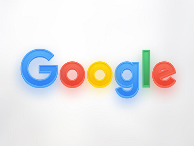 Google Logo fluent glass google logo