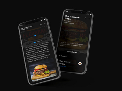 Locked at home? Make burgers! app burgers design learning ui ux