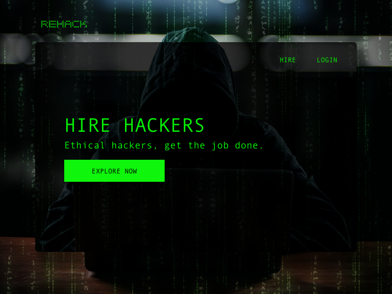 Ethical Hacking Landing Page Designs Themes Templates And