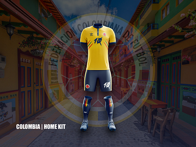 Colombia | Home Kit Concept colombia football james kit soccer world cup