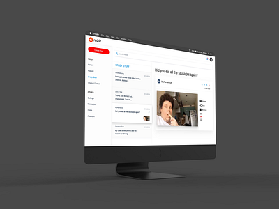 Reddit Redesign app funny reddit ui ux