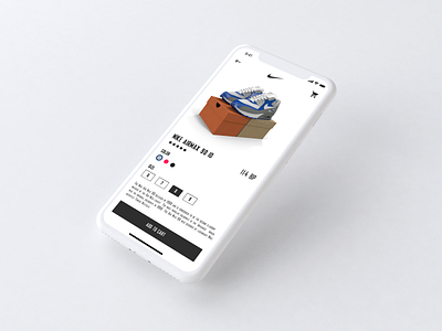 Nike AirMax 90 app ecommerce fashion mobile nike shoes