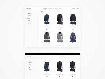 A/B test clothes clothes shop ecommerce testing