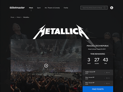 Metallica - Find Tickets