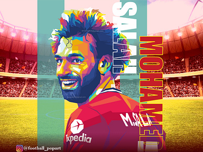 Mohamed Salah - Pop Art Portrait League