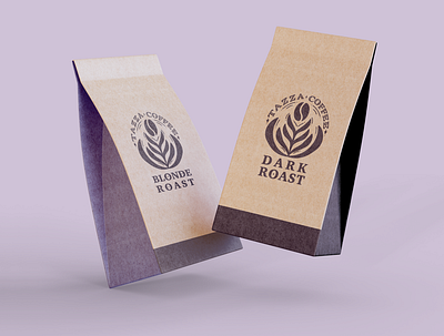 Tazza Coffee Logo branding design graphic design logo packaging