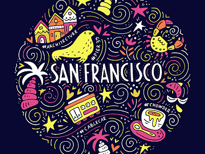 San Fransisco - vectorized