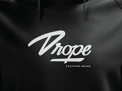 Drope - Clothing Brand brand branding clothing drope handwriting hoodie identity jacket logo logotype t shirt