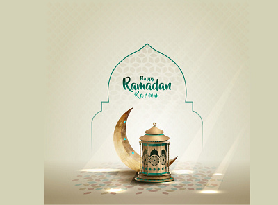 Ramadan card crescent design graphic design illustration image islamic lantern ramadan