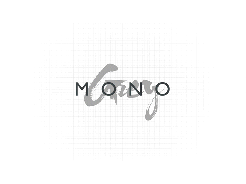 MONO GREY brand branding china design illustration logo