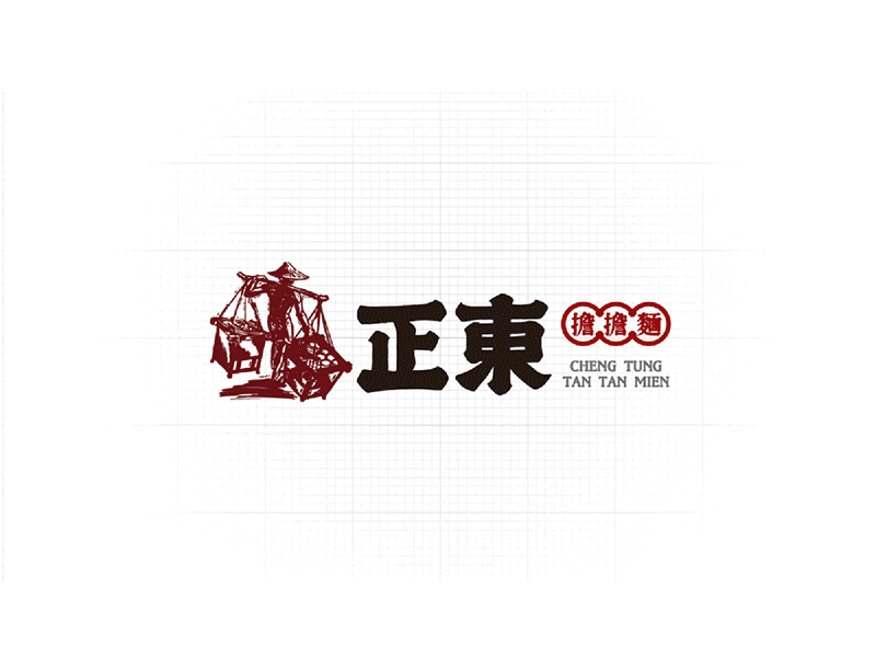 正东担担面 brand branding china design illustration logo