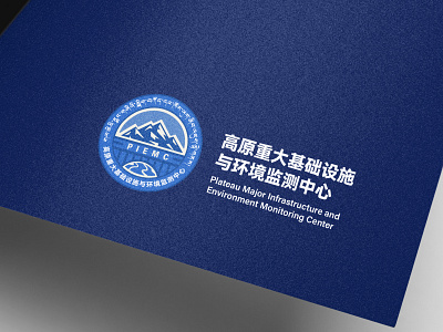 西藏大学高原重大基础设施与环境监测中心Logo设计 branding college logo logo 中国