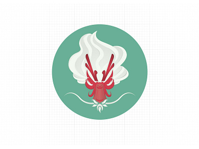 闹海-Barbecue brand design brand china dragon japan logo 龙