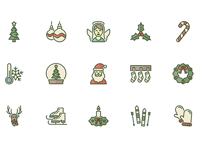 Christmas is coming christmas christmas icons christmas party christmas tree cold filled icons filled outline freezee icon set minimalist new years eve santa claus simple design simple icons winter winter icons