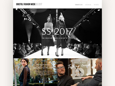 BFW 2017 art direction design digital fashion interaction web