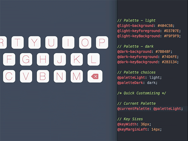 Sketch CSS - Palette Change cssketch palette sketch