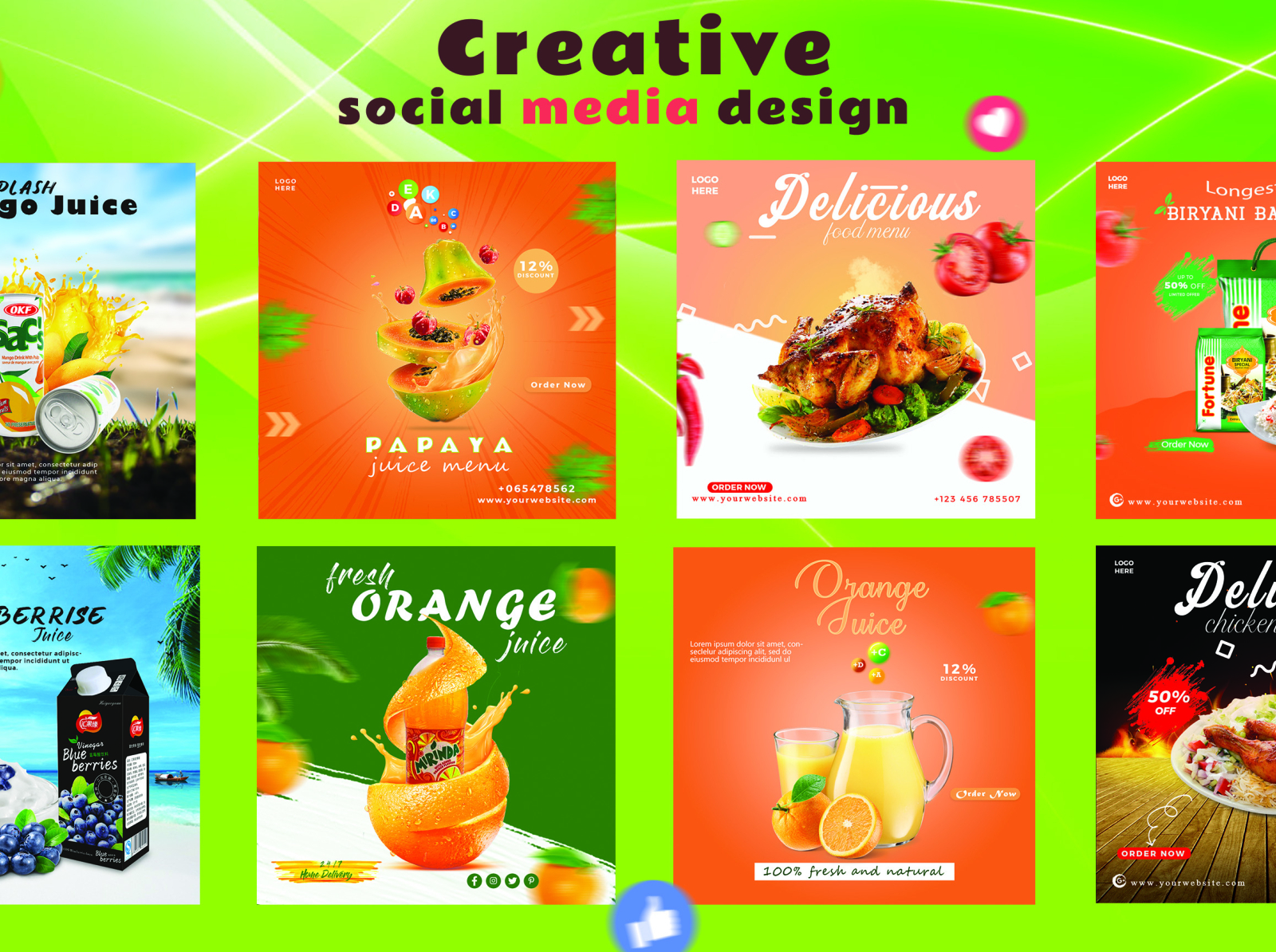 Creative Social Media Design By Muslima Khatun On Dribbble