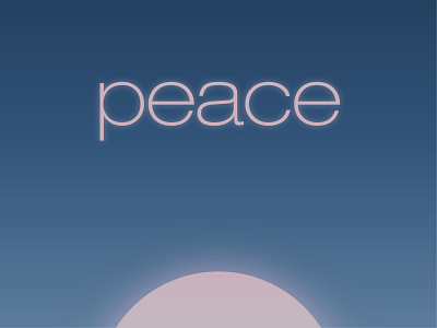 nitefall peace. design experimental illustration typography vector