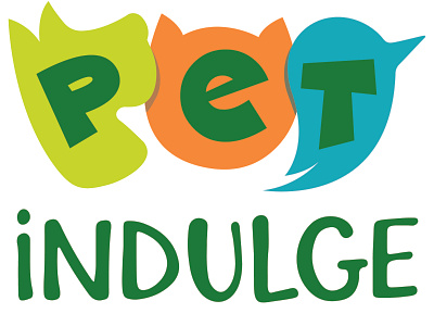 PET INDULGE Logo cute logo design graphic design illustration logo minimalist logo modern logo pet logo