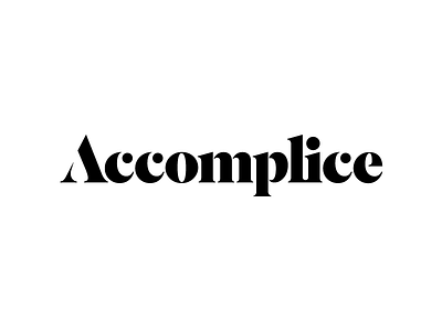 Accomplice Logo branding logo mark